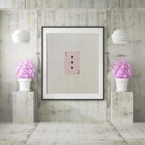 Cartão PINTADO À MÃO feito sob encomenda | Impressão vibrante em cores pop | ESCOLHA Número e Design | Qualquer cor