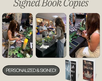 Signed Copy of Burning In The Darkness/Breaking Rule Number Two
