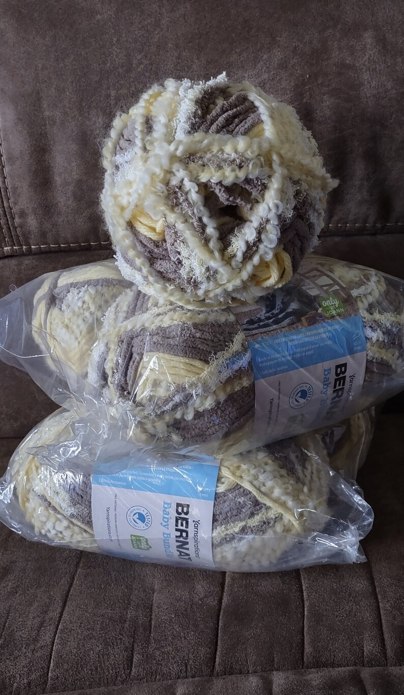 Bernat Baby Bundle Yellow Nest Yarnspirations Yarn Etsy