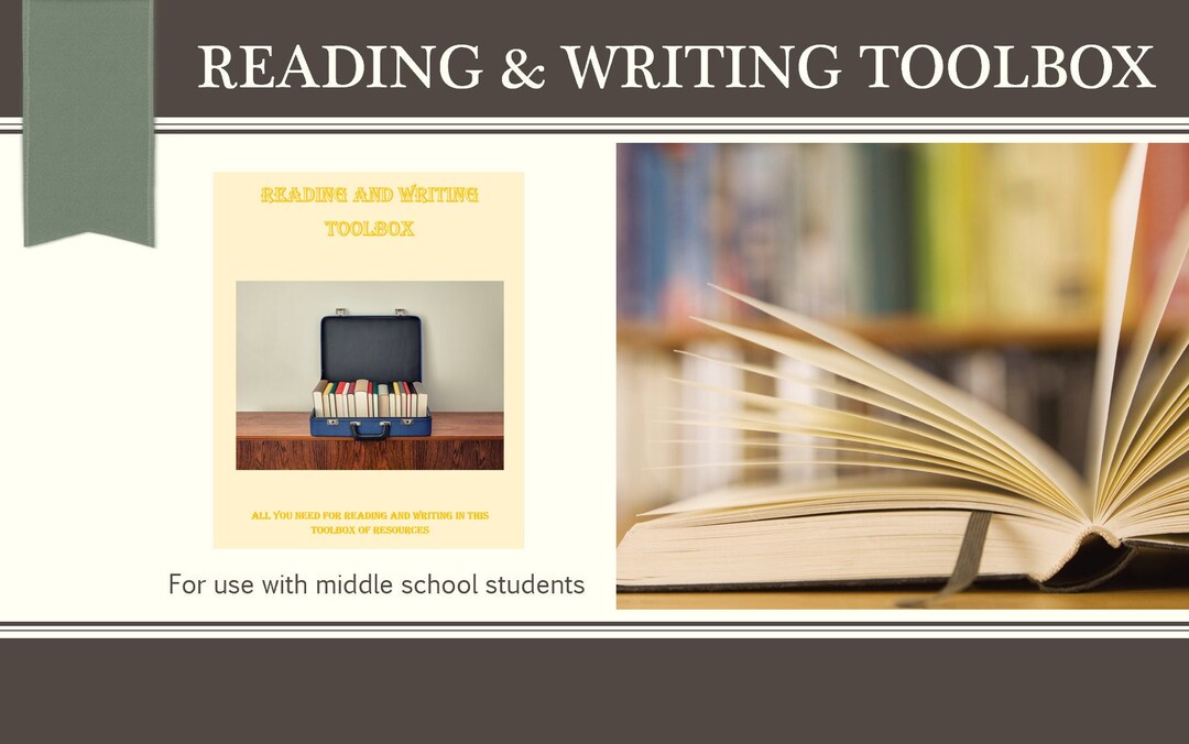 Reading and Writing Toolbox - Etsy