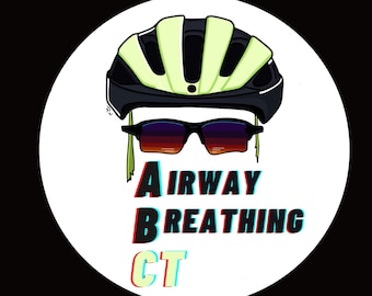 Airway Breathing CT Sticker! ER Doctor, Paramedic, First Responder, Emergency Medicine Sticker! Laptop or Water bottle Sticker!