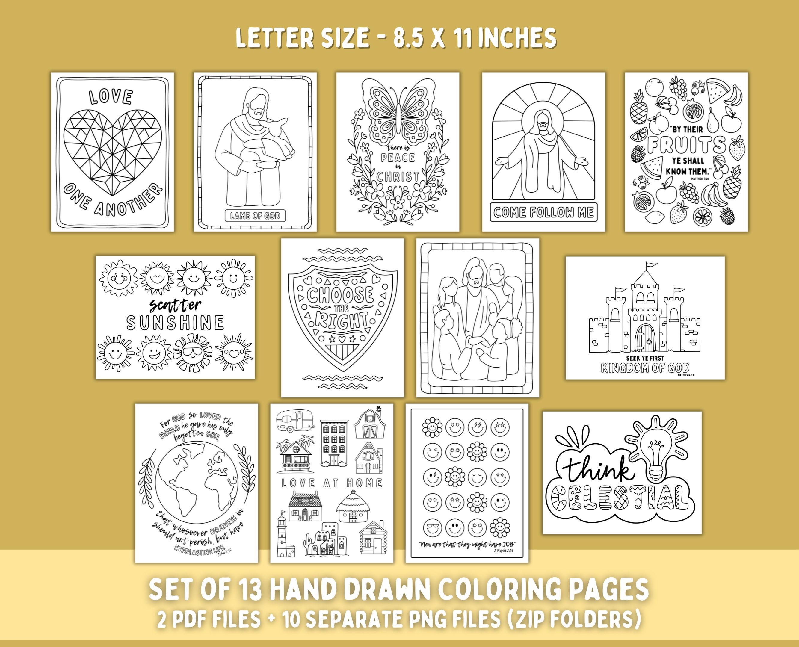 General Conference Coloring Pages | Kids Conference Activity | Jesus ...