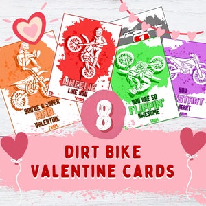 Valentine's Day Cards | Dirt Bike | Motocross | Supercross | Printable ...