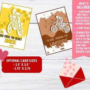 Valentine's Day Cards | Dirt Bike | Motocross | Supercross | Printable ...