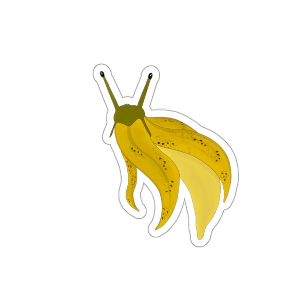 Banana Slug Vinyl Sticker