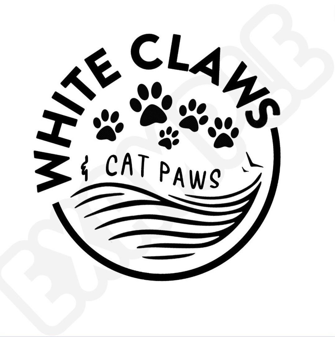 Cat Paws and White Claws SVG PNG Etsy