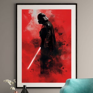 The Dark Side Mystery Darth Vader Kunstdruck, Star Wars Poster