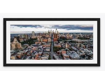 Philadelphia Skyline Wandkunst - Sofortiger digitaler Download