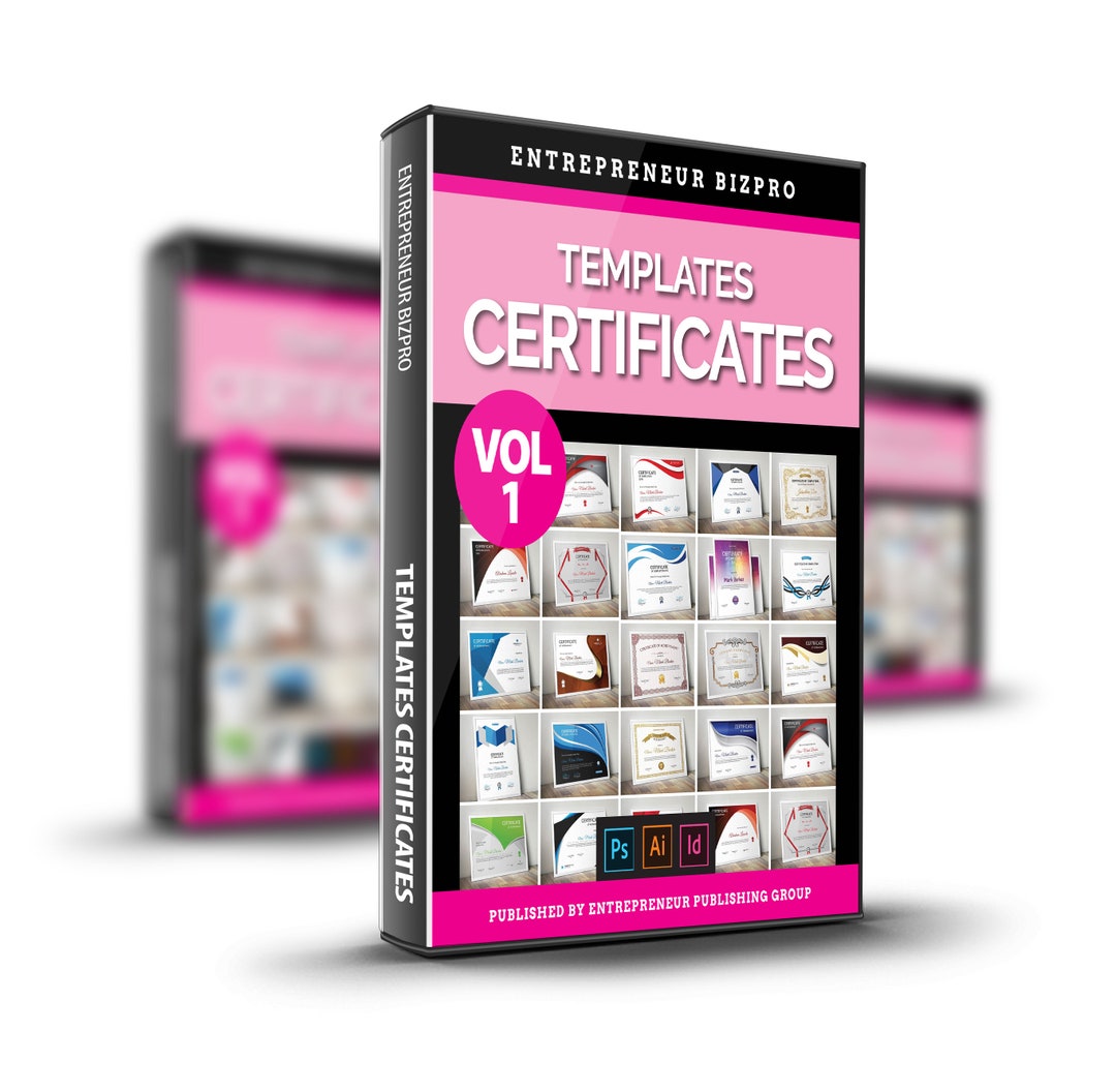 Print Templates - CERTIFICATES VOL 1 - Etsy