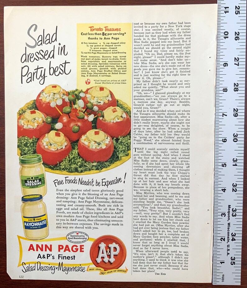 ONE PAGE With Two Ads Vintage 1949 Good Housekeeping Print Ad - Etsy
