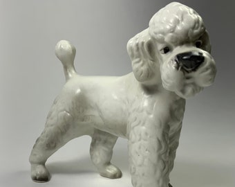 Vintage Ceramic Poodle Figurine