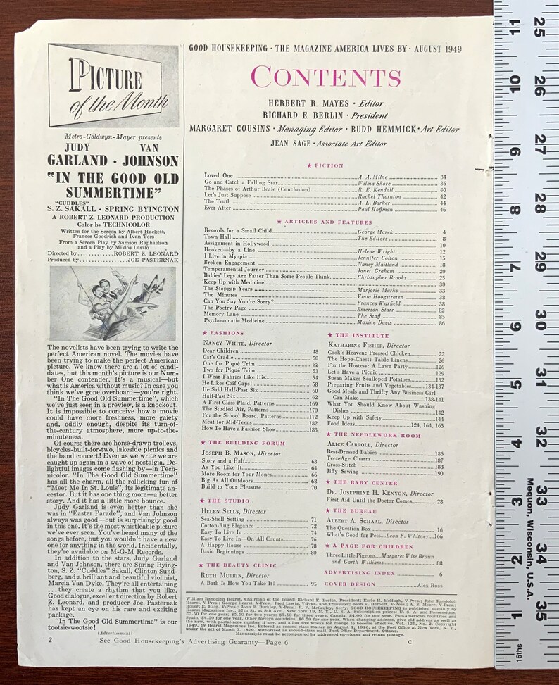 ONE PAGE With Two Ads Vintage Good Housekeeping Print Ad. - Etsy