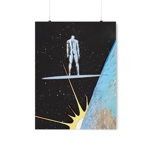 POSTER* Silver Surfer Vintage