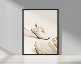 Adidas Ultra 4D Core White Sneaker Poster
