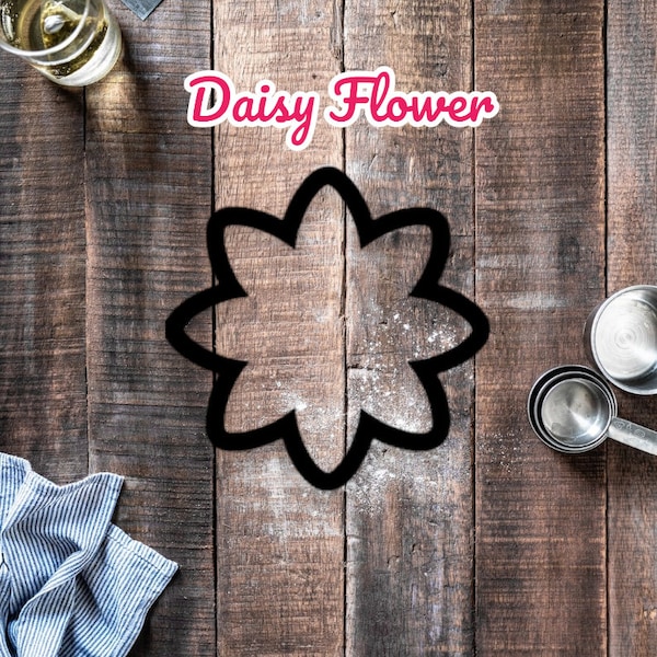 Daisy Flower Cookie Cutter - Floral Baking Tool for Spring Treats - Polymer Clay Cutters - Craft Clay Cutters - Cookie Cutters