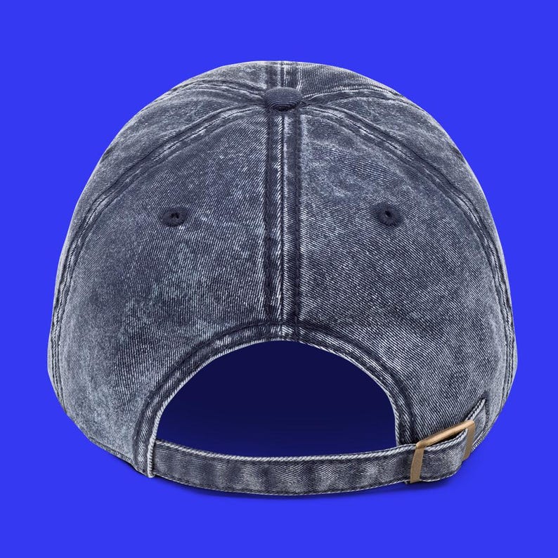 Embroidered Vintage Dad Hat - Night Sky Embroidery Design - 2 Color Options image 6