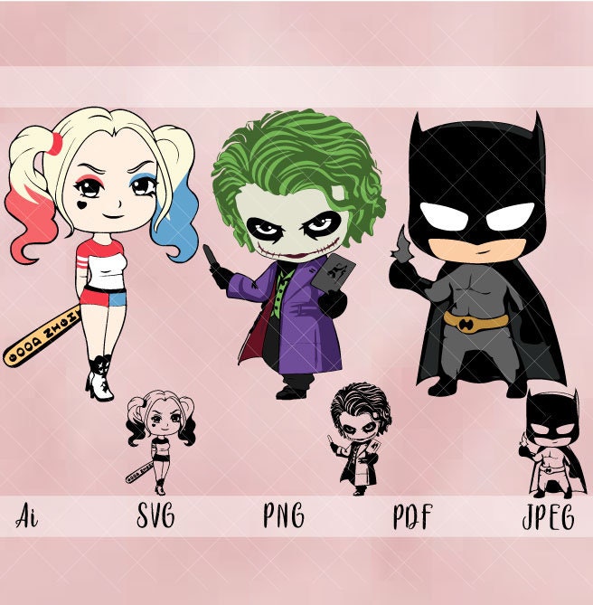 Joker Cartoon - Etsy Joker Cartoon - Etsy