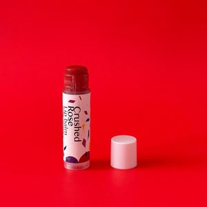 Crushed rose lip balm  color moisturizer lip care spring sheer valentine day gift for girl women