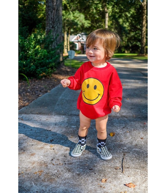 SMILEY / SMILE FACE Bubble Romper for Baby & Toddler Etsy