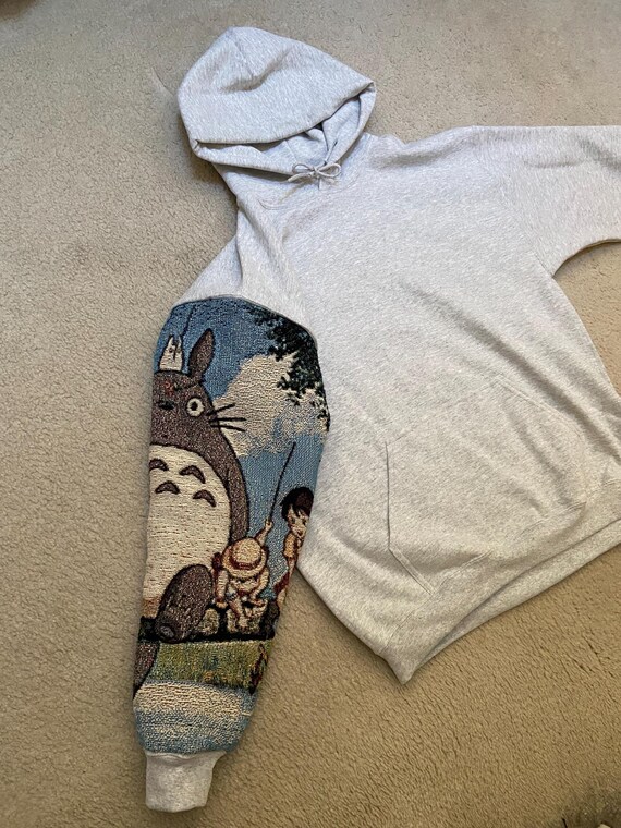Custom Premade Woven Tapestry Anime Hoodie | Anime | Merch | Anime Merchandise |