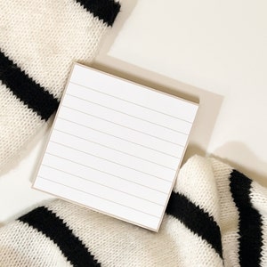Tear-Off Minimalist Notepad | Dotted Notepad | Bullet Notepad | To Do Notepad | Tasks and Reminders | Notes | Lined Notepad | Blank Notepad