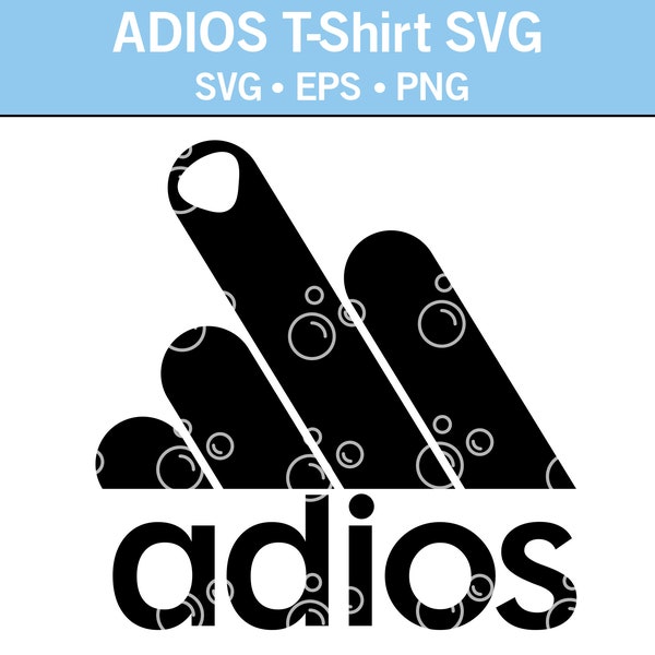 Adios Funny T-Shirt SVG, T-Shirt de sport SVG, Design parodique, Chemise du majeur Svg, Funny People Svg, Adios Decal Svg, Cricut Design Svg