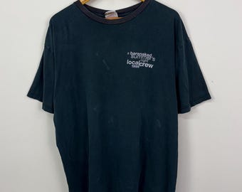 A Barenaked Summer's Night Local Crew 1999 Black T Shirt size XL
