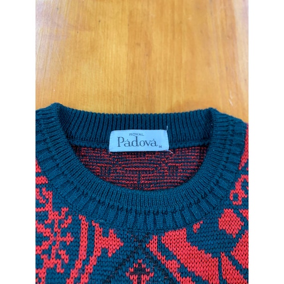 Vintage Ashen Symbol Tapestry Knit Sweater - image 3