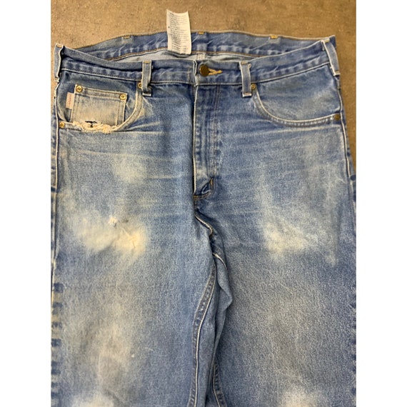 Vintage Carhartt Fade Distressed Jeans 2000s y2k … - image 2