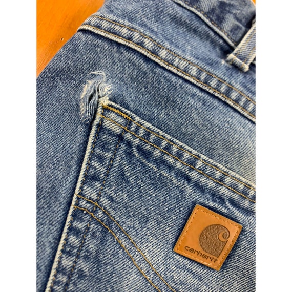 Vintage Carhartt Fade Distressed Jeans 2000s y2k … - image 9
