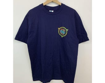 Vintage Chaotic Dischord T Shirt Tee Jerzees Size Large L Rock
