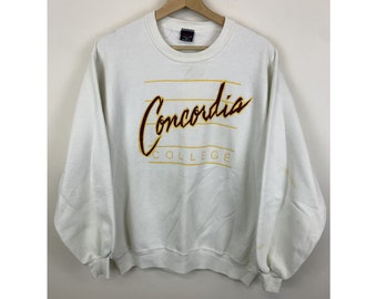 Vintage 1990s Jansport Concordia College University Crewneck Size XL vintage gift for him gift for her 90s sweatshirt