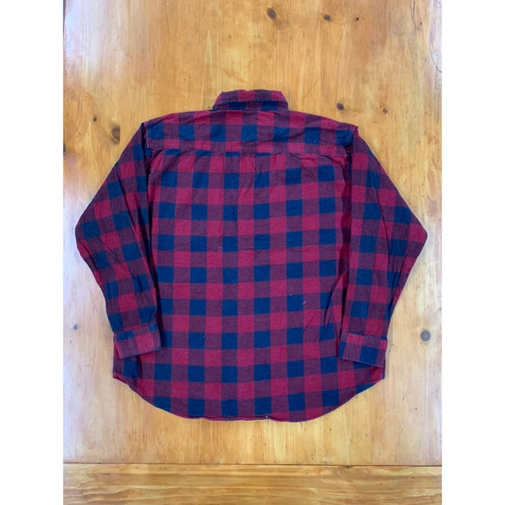 Vintage Red Checker Flannel - image 4