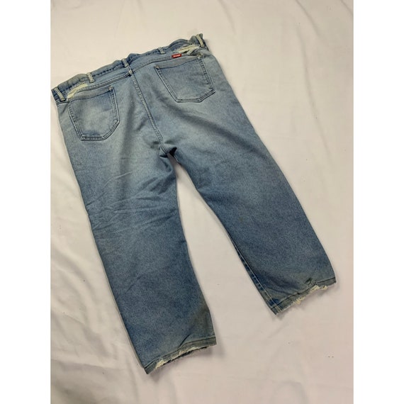 Vintage Wrangler Distressed Jeans 49x25 - image 4