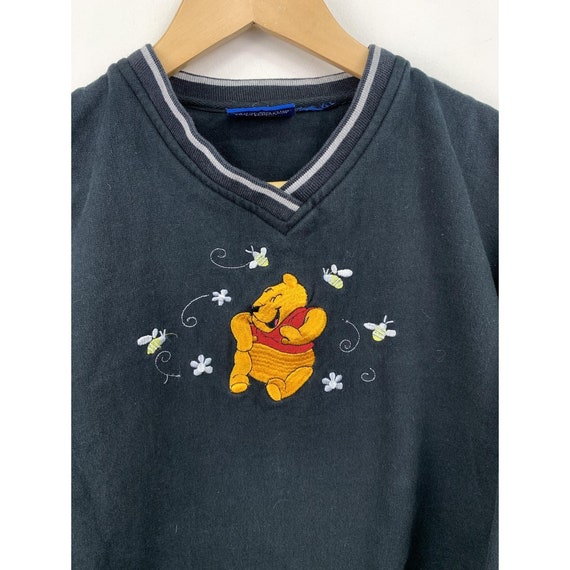 Vintage Disney Winnie the Pooh Cute Embroider Cre… - image 2