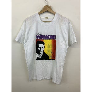 Vintage 1986 Steve Winwood Back in the High Life Rare Single Stitch Band Tee Size L Rare True Vintage Rock Band Tee Gift 1980svintage tshirt