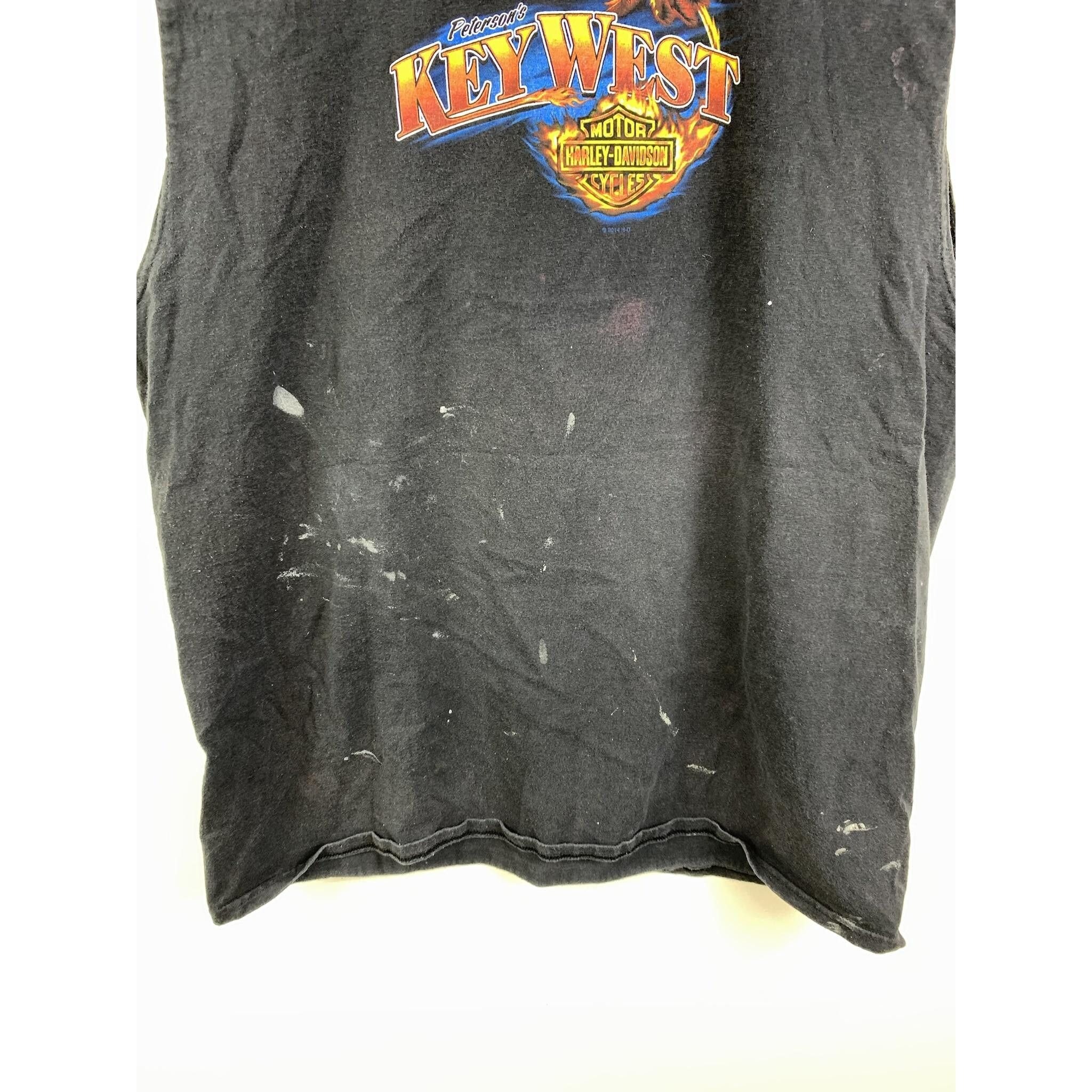 Vintage Harley Davidson Shirt Key West Florida Motorcycle Shirt 