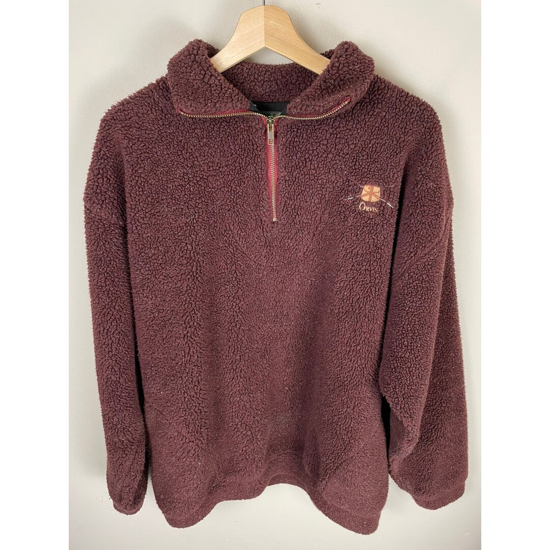 Vintage 1980s Orvis Deep Pile Fleece Fathers Day Etsy UK