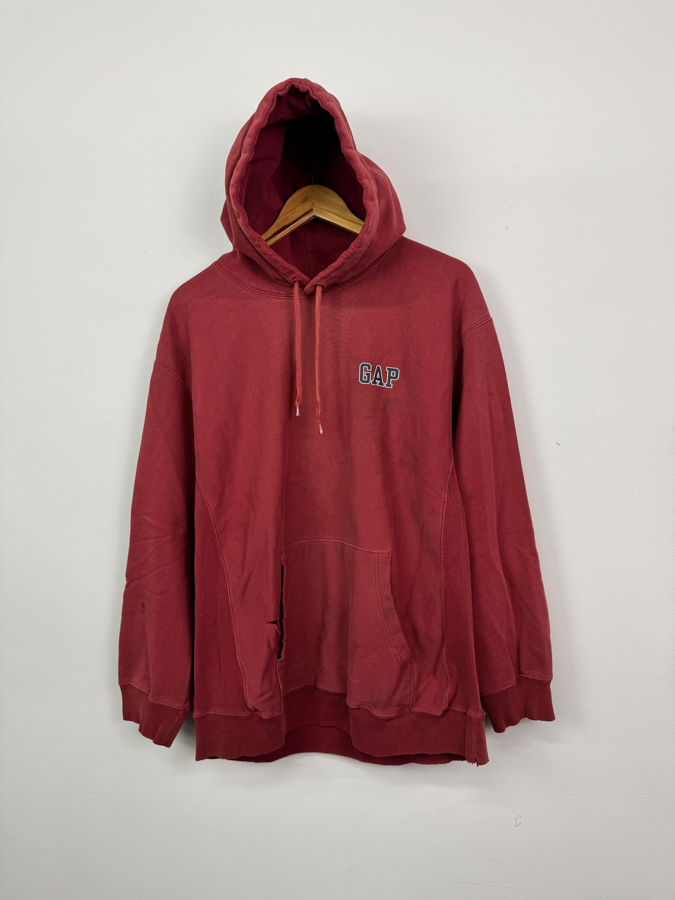old gap ジップパーカー ワインレッド y2k 00s archive 希少✨️ y2k archive OLD GAP ジップアップ パーカー 短丈 - メルカリ