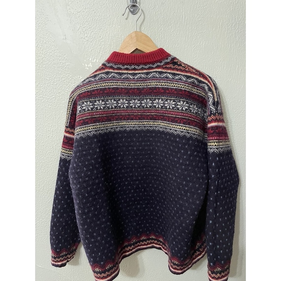 Vintage Land’s End Snowflake Knit Sweater - image 4