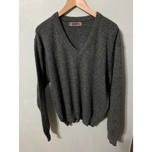 Vintage Jantzen Dark Heather V-Neck Sweatervintage tshirt