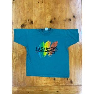 Vintage Las Vegas Color Splash Vacation Tee vintage rare find gift for her gift for him