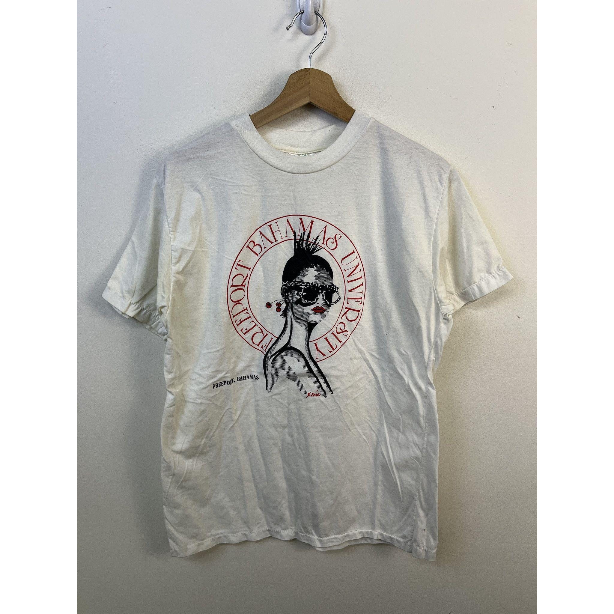 ヴィンテージTシャツ 1980年代 シングルステッチ フリーポート バハマ 