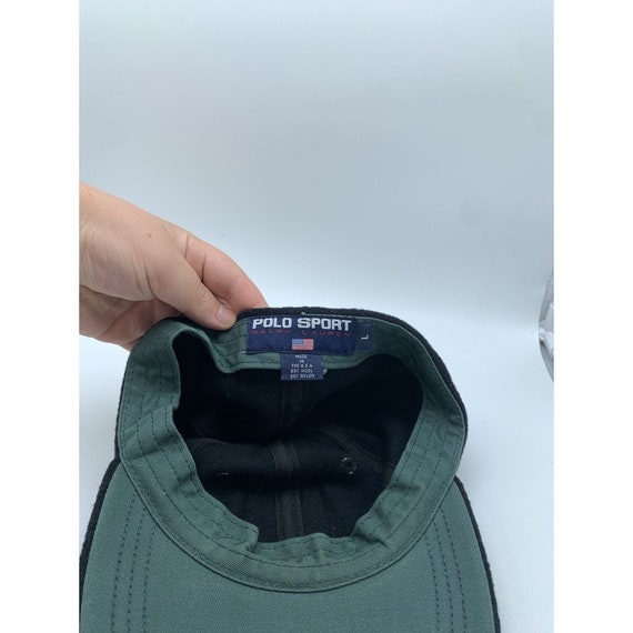 Vintage 1990s Polo Ralph Lauren Wool Crest Very Rare Cap Size L