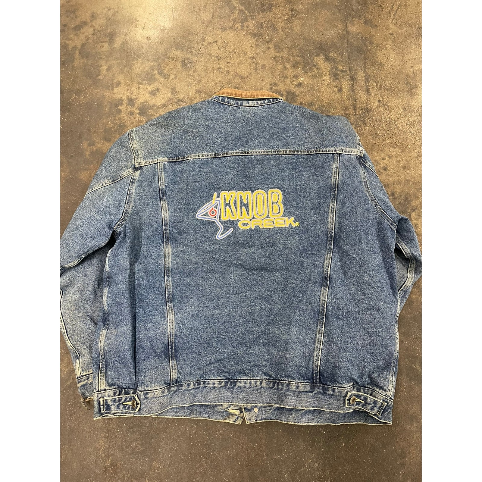 Vintage 1990 Knob Creek Denim Jacketvintage Tshirt - Etsy