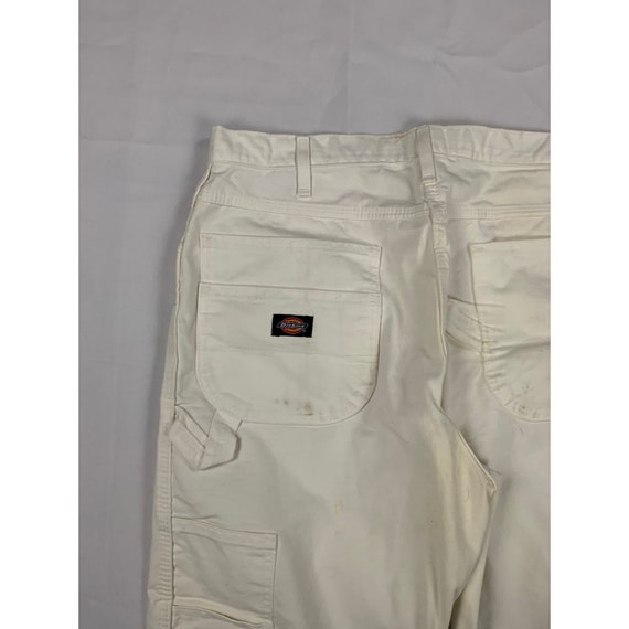 Vintage Dickies White Painters Pants 36x30 - image 4