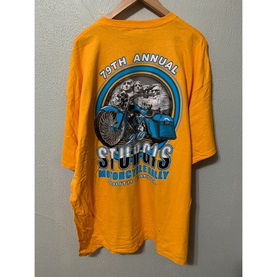 Vintage Sturgis Mount Rushmore Biker Tee Y2K Harley Davidson Biker 
