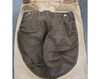 Vintage Canvas Work Pants Saftbak Polyester Doublefront Work Pants