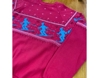 Vintage Skiier Band Crewneck