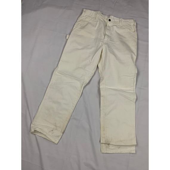 Vintage Dickies White Painters Pants 36x30 - image 1